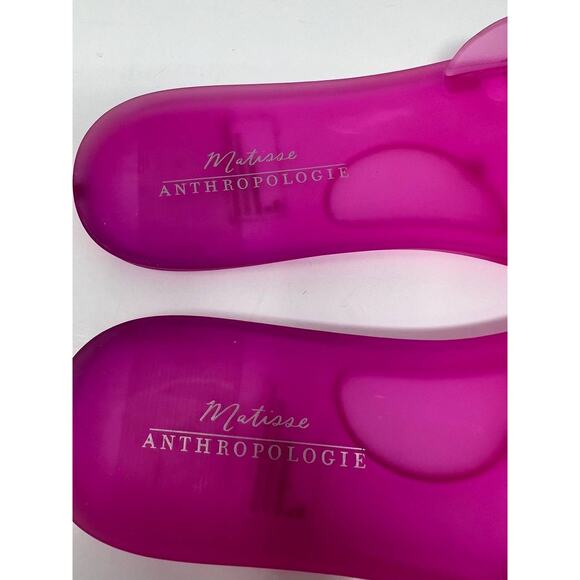 Anthropologie Women's Matisse Jelly Sandal Size 8 Pink Great Condition - Picture 5 of 8